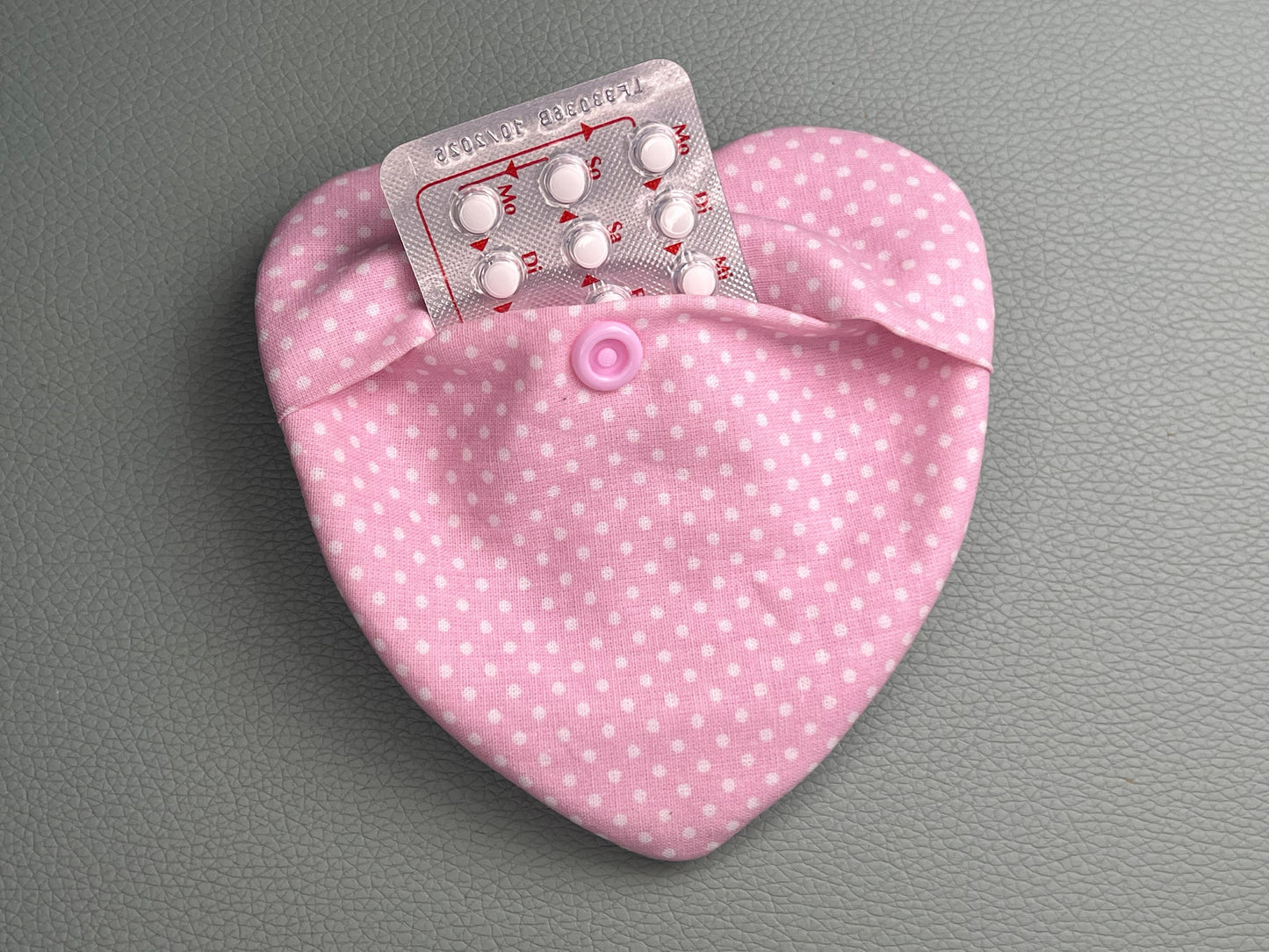 Lebkuchenherz-Portmonee - ohne Stoffband (12cmx12cm)