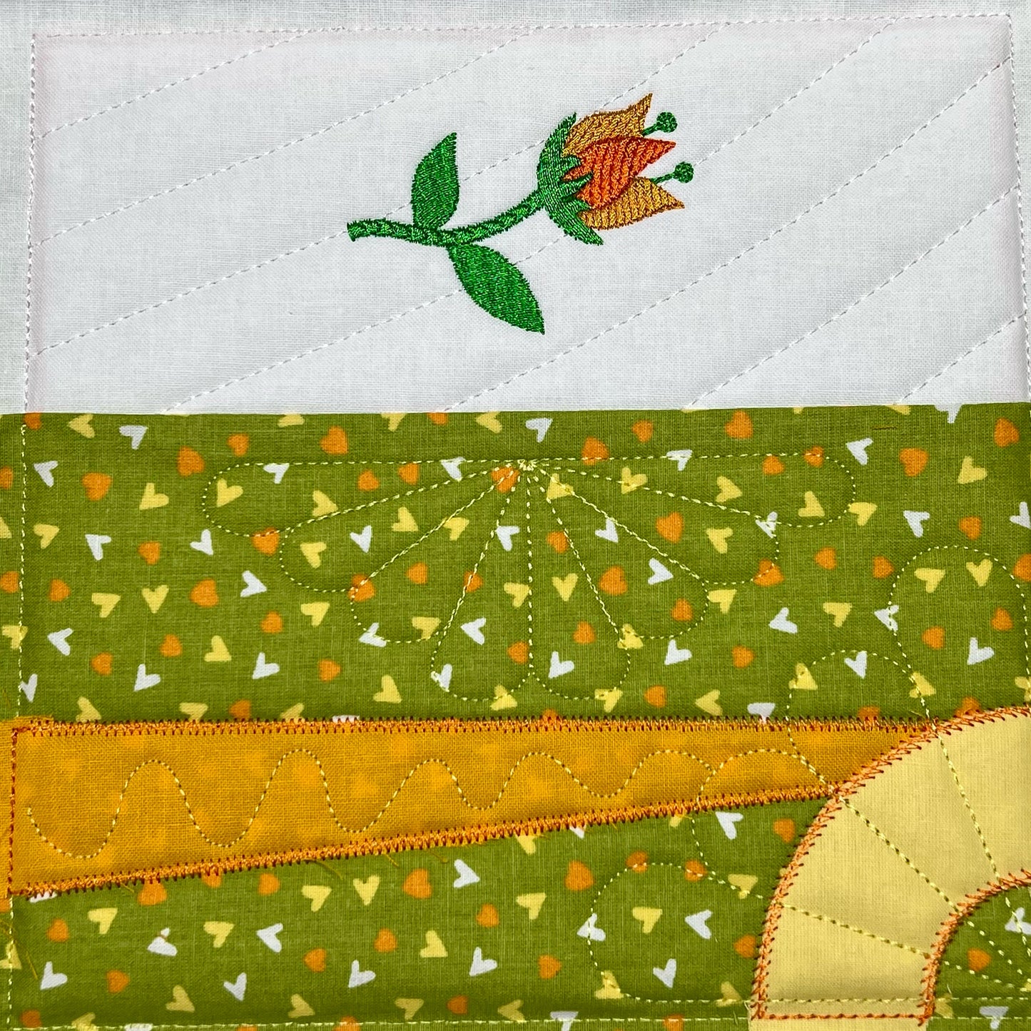 Patchwork - Soft Blue Tale - Block Nr. 1