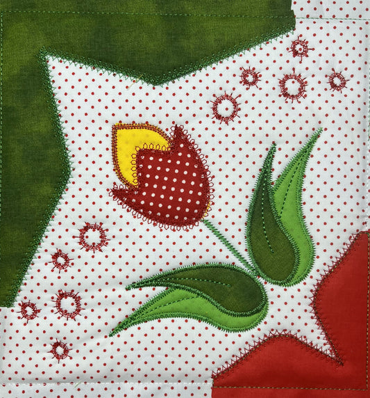 Patchwork - 1 Block Blume