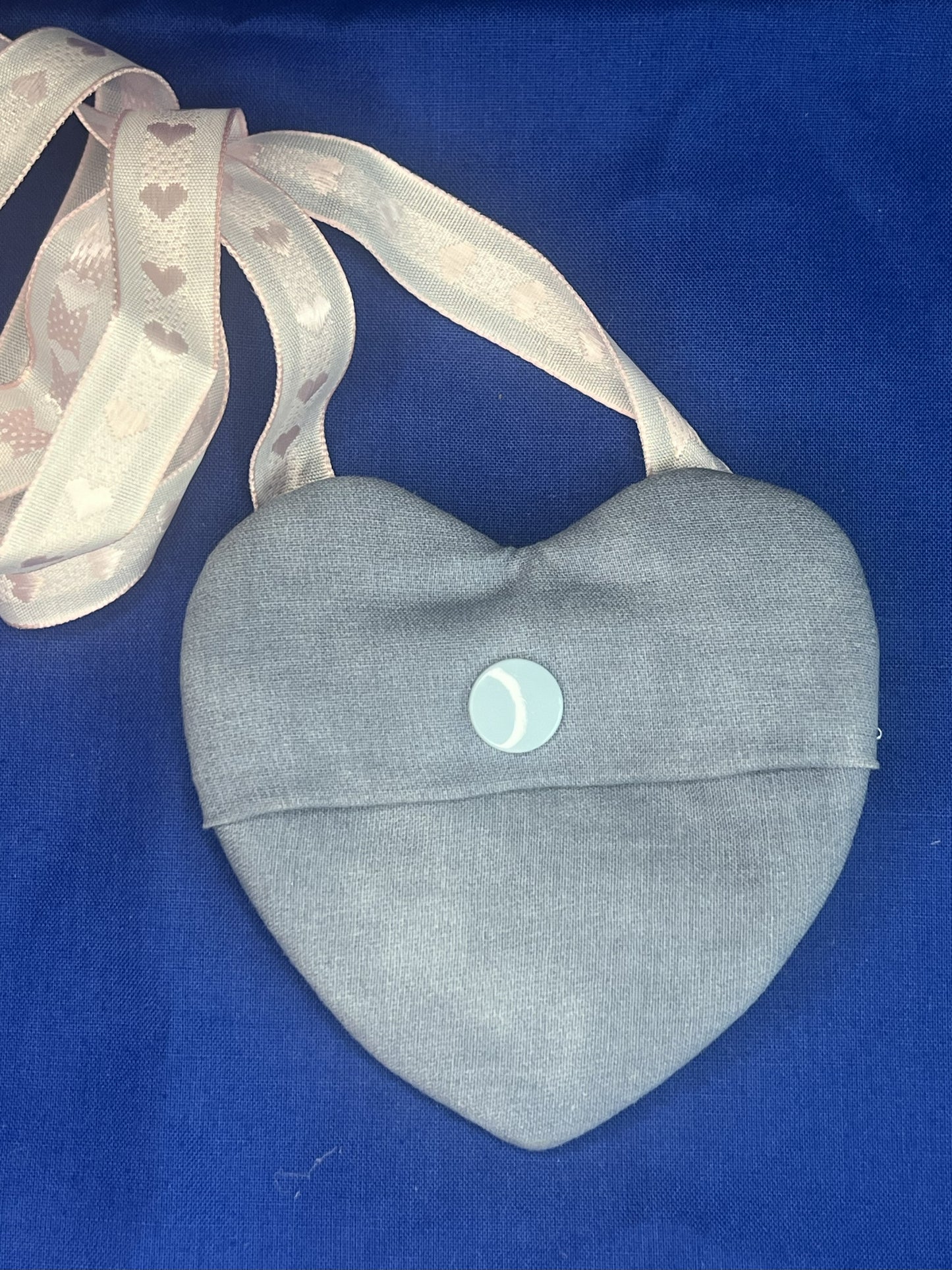 Lebkuchenherz-Portmonee - mit Stoffband (9cmx9cm)