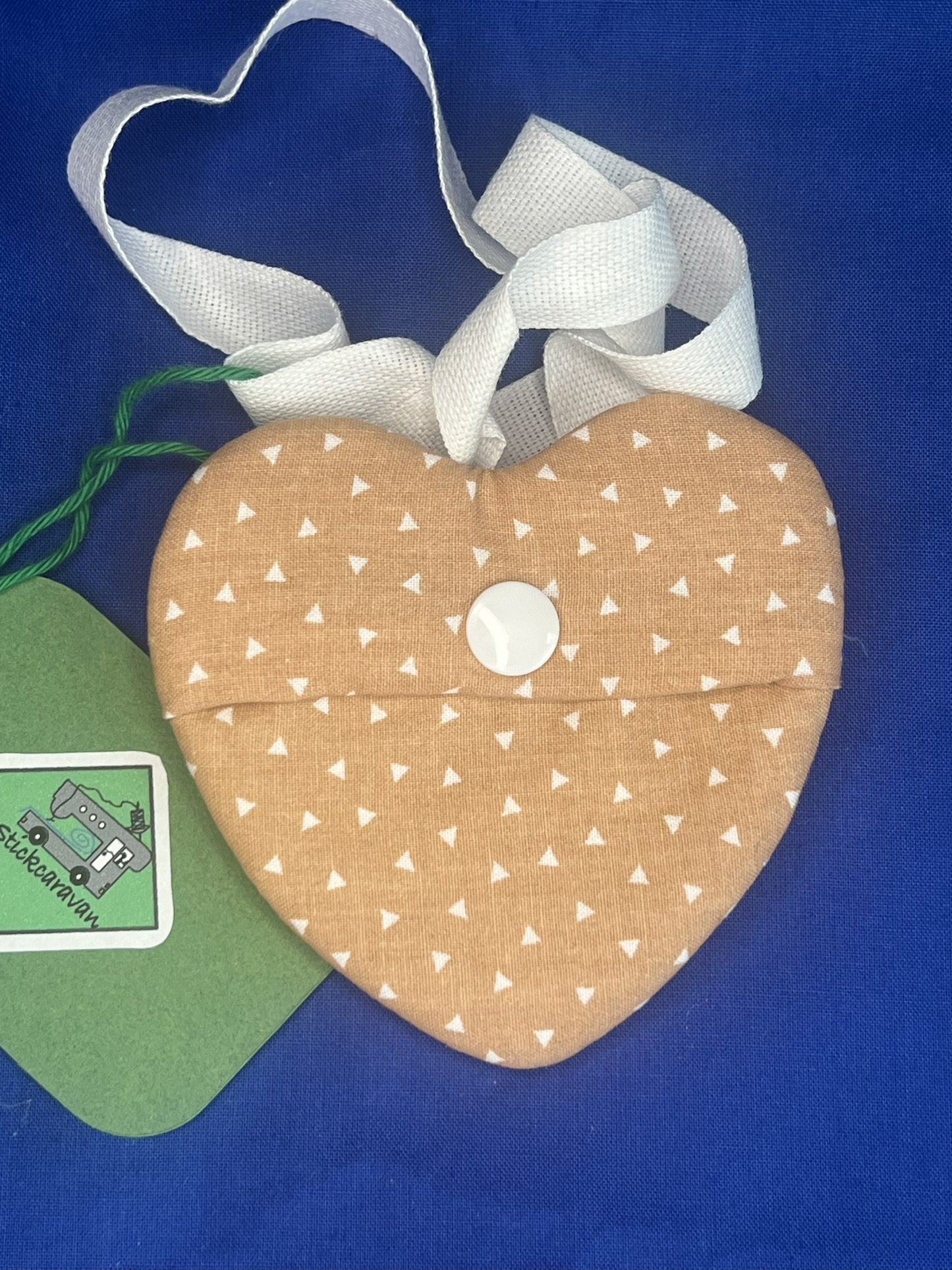 Lebkuchenherz-Portmonee - mit Stoffband (9cmx9cm)