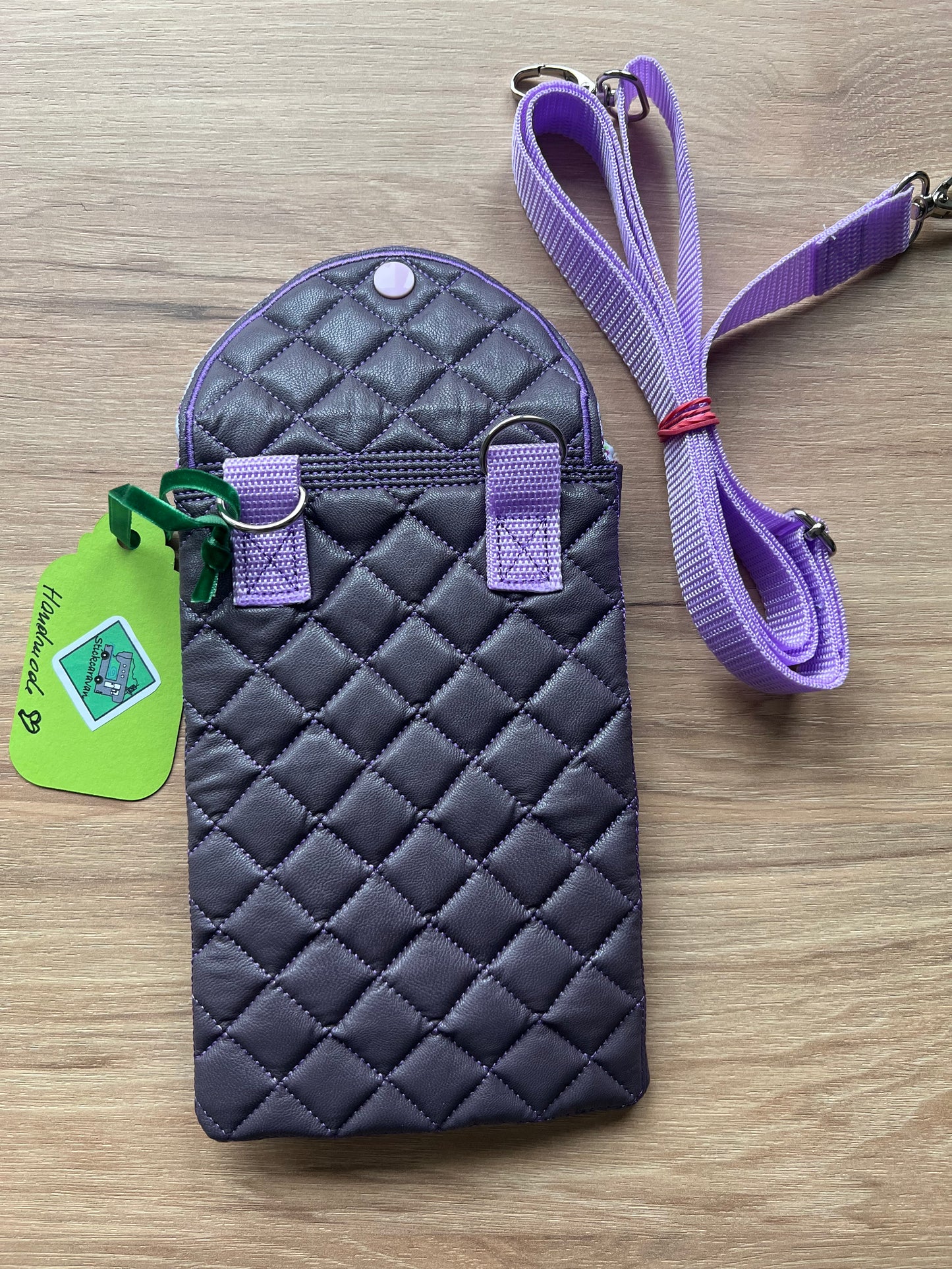 Mini Crossbag - Smartphone - Handmade - Lila