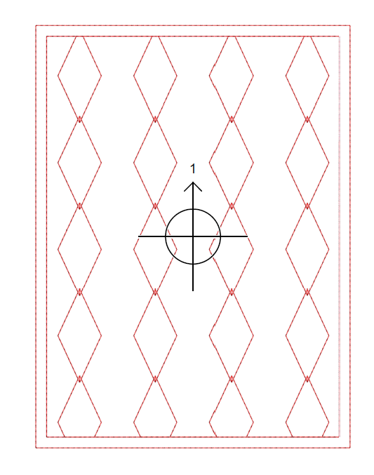 Nordic Bloom (Blume Applikation und Quilt)