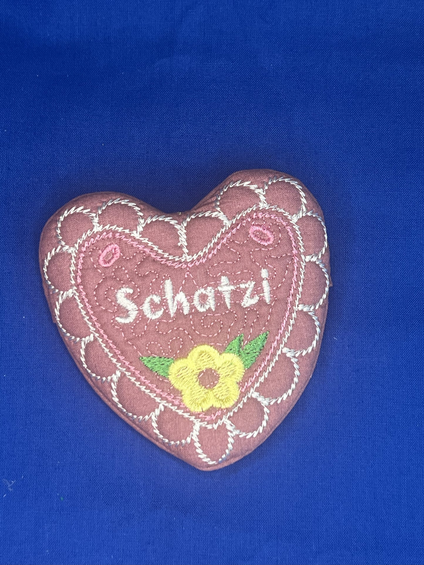 Lebkuchenherz-Portmonee - ohne Stoffband (9cmx9cm)