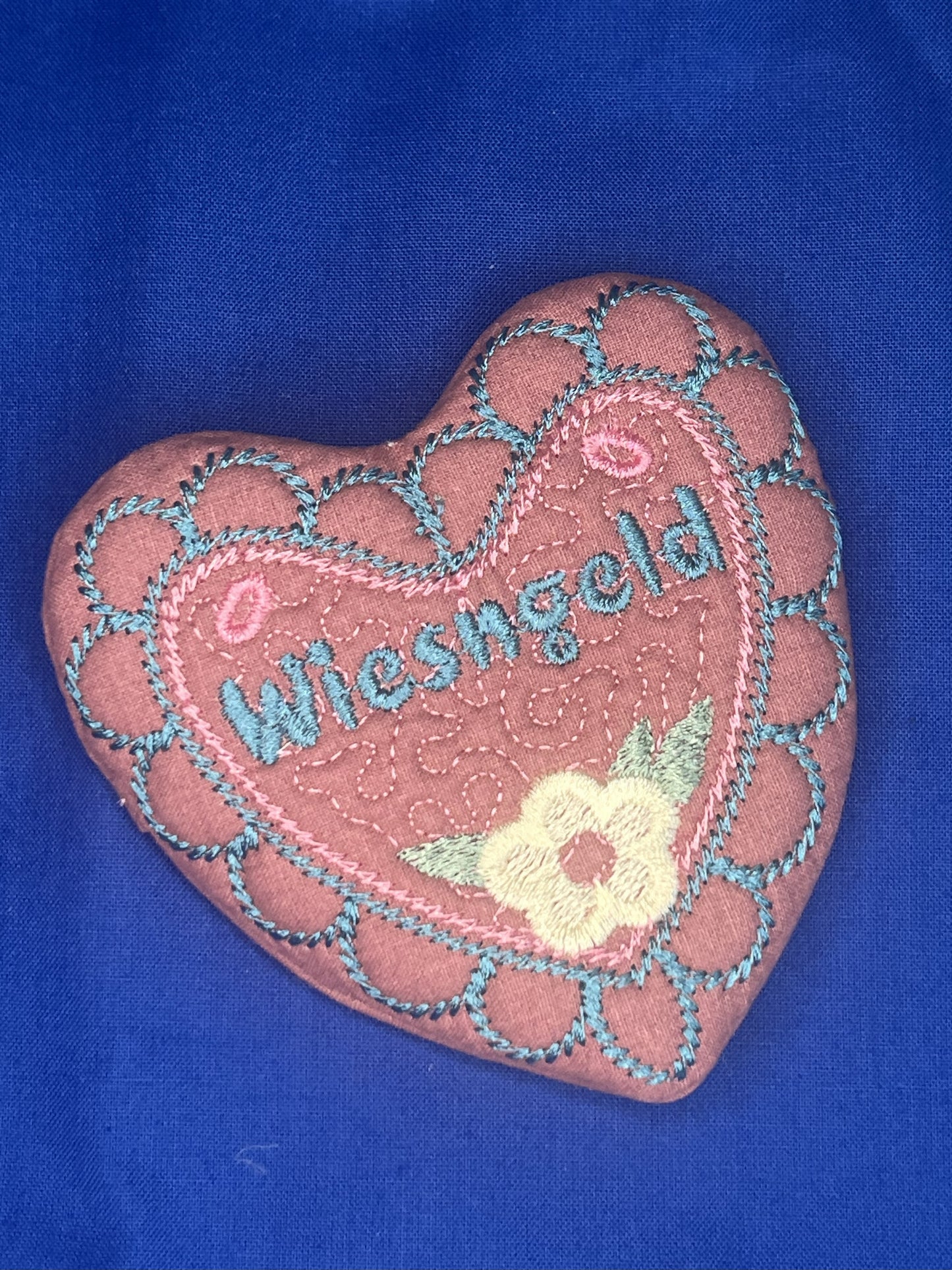 Lebkuchenherz-Portmonee - ohne Stoffband (9cmx9cm)