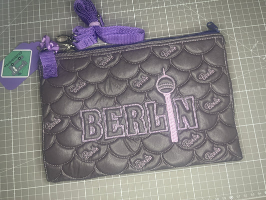 Crossbag - Berlin Bag - Lila - Handmade