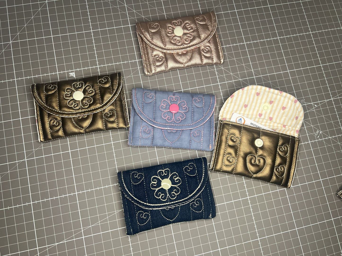 Mini-Portmonee - für Karten, Medikamente oder Kleingeld